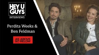 Perdita Weeks amp Ben Feldman Interview  As Above So Below [upl. by Dhruv]