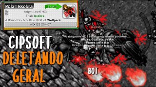 Já começou o MASS BAN da CIPSOFT nos trapaceiros do TIBIA  bot hunter 02 [upl. by Eb]