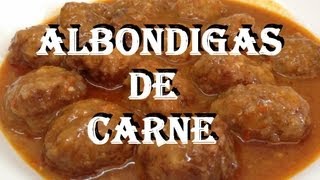 ALBONDIDAS DE CARNE GUISADAS [upl. by Elita]