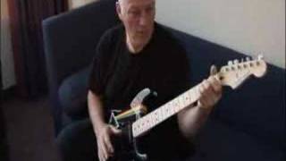 David Gilmour playing a Dark Side of the Moon Fender Strat [upl. by Inahc]