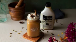 Iced White Chocolate Chai Recipe [upl. by Eneg]