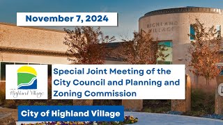 Special Joint City Council and Planning and Zoning Commission  1172024 [upl. by Sirrep213]