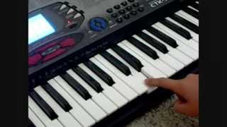 How To How To Play Super Mario Brothers Theme On Piano [upl. by Karame]