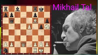 Mark Pasman vs Mikhail TalTal chess game Tal amazing secrfice  Tal best check mate [upl. by Zeugirdor]