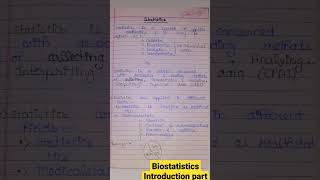 Statistics intro part  BiostatisticsB Pharm 8 sem [upl. by Telfore697]