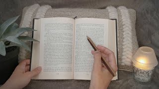 ASMR  Semiinaudible reading 📖  Clicky whispers [upl. by Neelyak]