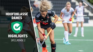 Highlights Hoofdklasse Dames  20212022  Speelronde 2 💥 [upl. by Rosy399]