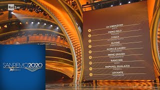 Sanremo 2020  La classifica parziale della serata finale [upl. by Gaivn292]