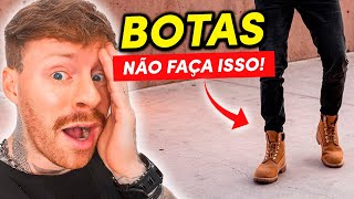 4 ERROS ao usar BOTA MASCULINA que DESTROEM nosso Visual e você não percebe [upl. by Arzed]