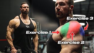 THE 4 BEST exercises for HUGE shoulders IT’S SIMPLE [upl. by Moffat]