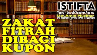 Penyaluran Zakat Fitrah dibagi Kupon I Ustadz Amin Muchtar [upl. by Kcirredal]