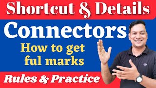 Connectors English Grammar  Connectors  Connectors for SSC HSC  Shortcut and Details Rules [upl. by Anuhsal283]