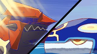 Primal Groudon vs Primal Kyogre [upl. by Sharlene]