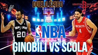 DUELO ÉPICO GINOBILI VS SCOLA NBA 20102011 [upl. by Atinuhs792]