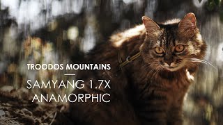 Samyang 17x Anamorphic Adapter  Sony FX3 amp DJI Ronin RS4  Troodos Mountains [upl. by Xylia]