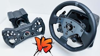 The DIRECT DRIVE Weve ALL wanted  NEW Moza R12 Vs Logitech G PRO Comparison [upl. by Atalayah]