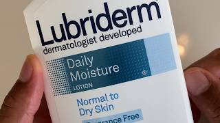 Lubriderm Lotion Unboxing [upl. by Bertsche]