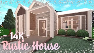 Bloxburg 14K Rustic House  Speedbuild No Gamepass [upl. by Eisen658]