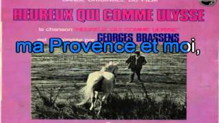 Georges BrassensHeureux qui comme Ulysse 1969 [upl. by Juliet42]