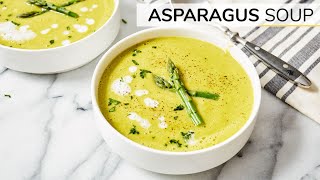 ASPARAGUS SOUP  easy vegan recipe [upl. by Telrahc]