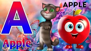 Phonics Song with TWO Words  A For Apple ABC Alphabet Songs with Sounds for Children [upl. by Stevana]