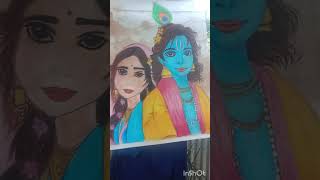 My all Arts 🎨🌸Subscribedrawing artwithpuja shortvideo radhakrishna [upl. by Aicelet]