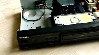 Technics CD Player SLPG470A  tuningMPG [upl. by Jochbed718]