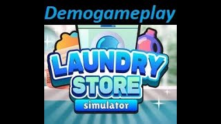 Laundry Store Simulator DEMO  Gameplay 001  Deutsch  Unser eigener Waschsalon mit Gruselfaktor [upl. by Aziaf]