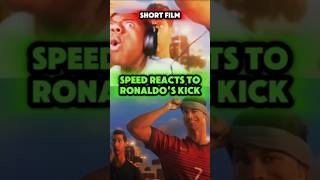 ishowspeed reacts to Ronaldos short film 😂💀 [upl. by Nnayram]