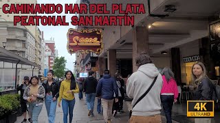 Recorriendo Mar del Plata Peatonal San Martín [upl. by Shirk212]