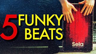 5 Funky Cajon Beats You Can Learn Today [upl. by Hartzke]