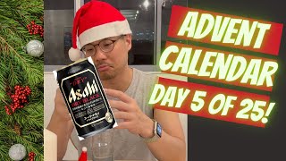 Asahi Dry Black  2021 Advent Beer Calendar Day 5 [upl. by Fulbert]