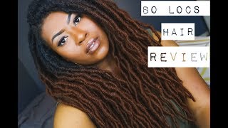 Crochet Faux Locs  Bo Locs Hair Review [upl. by Schuh]