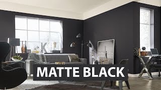 Colors We Love Matte Black  SherwinWilliams [upl. by Ahsekahs]