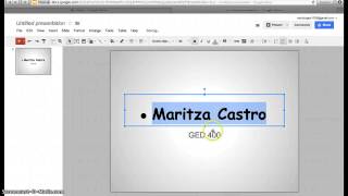 Creating PowerPoint Using Google Docs [upl. by Seedman]