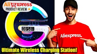 Ultimate Multifunction Wireless Charger Pad Stand Speaker TF RGB Night Light 15W Fast Charging [upl. by Atela892]