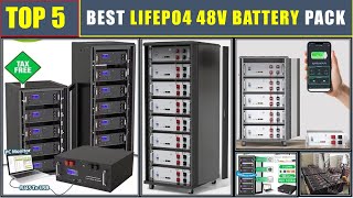 BEST Lifepo4 48V Battery Pack IN 2024  TOP 5 BEST PAPOOL LiFePO4 Battery Review [upl. by Stephens]