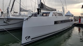 Catana 53 catamaran Walkthrough at Cannes 2017 [upl. by Aihtnamas]