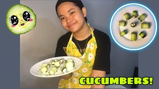 HOW TO MAKE quotCUCUMBER ROLLSquot APPETIZER TLE PROJECT 2 Johanna Paula [upl. by Devine]