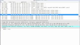 Observing TCP retransmissions with Wireshark [upl. by Ahsein]