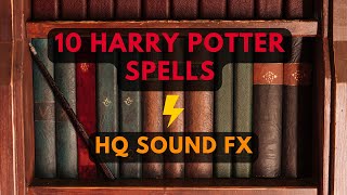 ⚡10 Harry Potter Spells Sound Effects [upl. by Nashbar585]