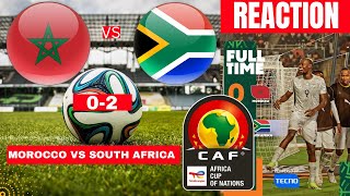 Morocco vs South Africa 02 Live Africa Cup Nations AFCON Football Match Score Highlights Bafana [upl. by Brandes]