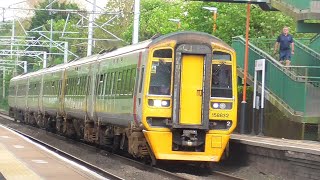 Rare A 6 Carriage 158 Seen at Marston Green  6th May 2024 [upl. by Lillie]