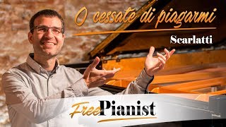 O cessate di piagarmi  KARAOKE  PIANO ACCOMPANIMENT  G minor  Scarlatti [upl. by Jecho]