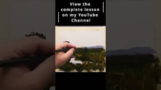 beginners landscape tonalism painting lessons [upl. by Aisekal]