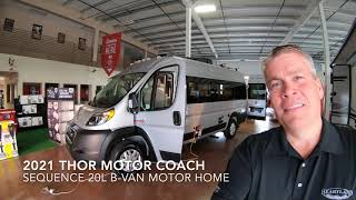 2021 Thor Motor Coach Sequence 20L BVan Motor Home [upl. by Assirialc206]