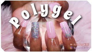 How to do POLYGEL with FULL COVER NAIL TIPS  APRES DUPE 123 GO DUPE  MY WORST CLIENT EVER 😡 [upl. by Nylloh]