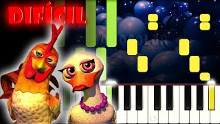 El Gallo y La Pata  Difícil Piano Cover  Tutorial  Karaoke [upl. by Aeiram]