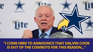 URGENT DALVIN COOK IS OUT OF THE COWBOYS LOOK WHAT HAPPENED DALLAS COWBOYS NEWS [upl. by Lainey]