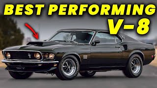 8 HIGHEST PERFORMING V8s from the Muscle Car Era [upl. by Atterehs878]